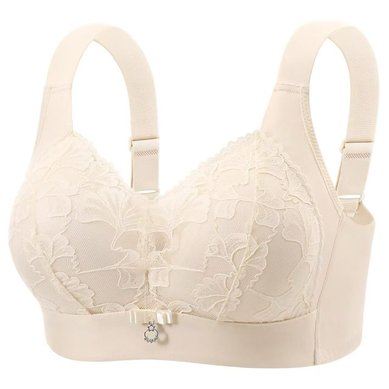 China Wireless Bra Full Coverage Foam Bra –Off-White