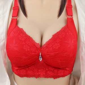 China Eye catching Round Shape Bra (Red)